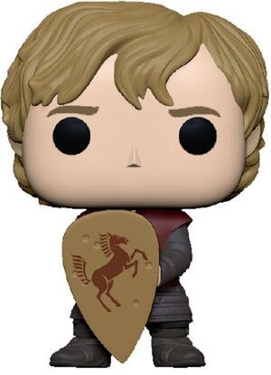 JUEGO DE TRONOS POP! TV VINYL FIGURA TYRION CON ESCUDO 9 CM