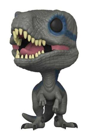 JURASSIC WORLD POP FIG 9CM BLUE                                            