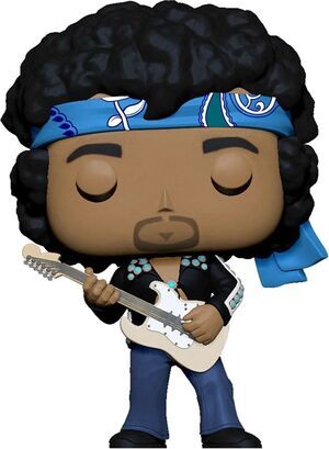 JIMI HENDRIX POP! ROCKS VINYL FIGURA JIMI HENDRIX (LIVE IN MAUI JACKET) 9 CM