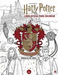 HARRY POTTER. LIBRO OFICIAL PARA COLOREAR: GRYFFINDOR