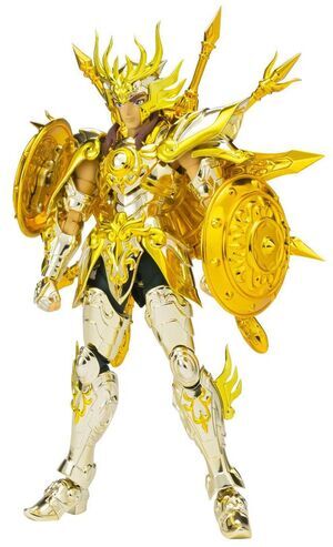 CABALLEROS DEL ZODIACO SAINT SEIYA SOUL OF GOLD FIGURA SCME LIBRA DOHKO (GOD CLOTH) 17 CM