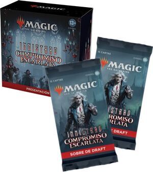 MAGIC - INNISTRAD COMPROMISO ESCARLATA PACK PRESENTACIN + 2 SOBRES DE REGALO