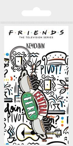 FRIENDS LLAVERO DE GOMA LOGO CENTRAL PERK