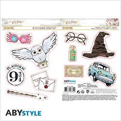 HARRY POTTER PEGATINAS 16X11CM 2 HOJAS