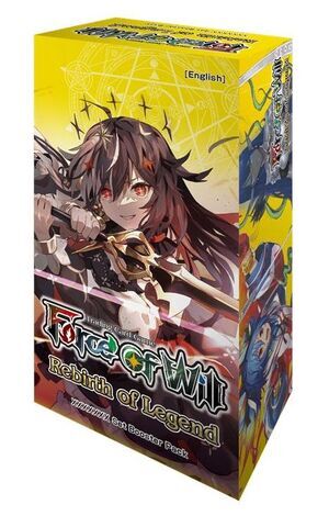 FORCE OF WILL REBIRTH OF LEGEND CAJA 10 SOBRES EN INGL�S