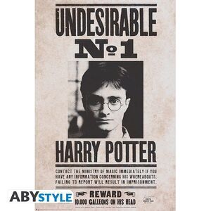 POSTER HARRY POTTER UNDESIRABLE N1 61 X 91 CM