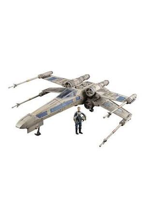 STAR WARS ROGUE SQUADRON CAZA ALA-X + FIGURA 9 CM ANTON MERRICK