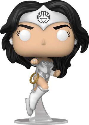 WONDER WOMAN 80TH ANNIVERSARY FIGURA POP! HEROES VINYL WONDER WOMAN (WHITE LANTERN) 9 CM