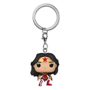 WONDER WOMAN 80TH ANNIVERSARY LLAVERO POCKET POP! VINYL A TWIST OF FATE 4 CM