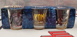 Portada de SALDO - KING KONG VASOS CHUPITO SET DE 3