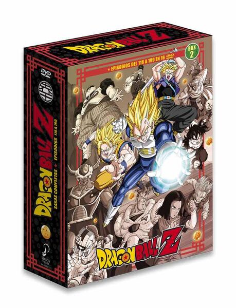 DVD DRAGON BALL Z SAGAS COMPLETAS BOX 2