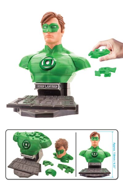 GREEN LANTERN SOLID VERSION BUSTO PUZLE 3D 15 CM DC UNIVERSE