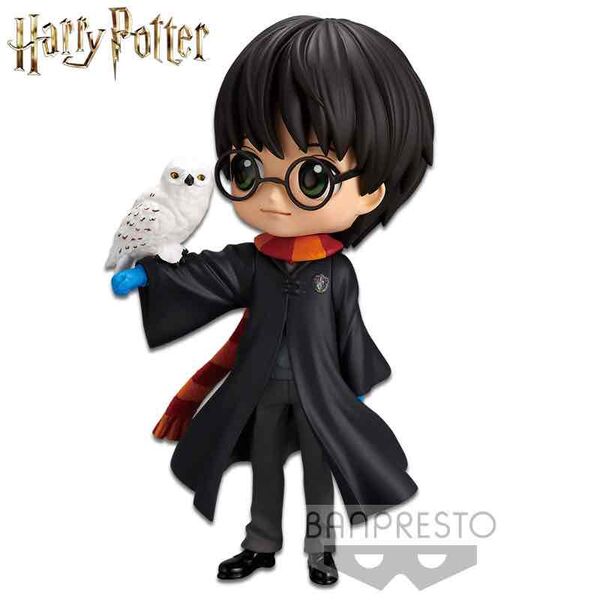 HARRY POTTER CON HEDWIG COLOR NORMAL VERSION FIGURA 14 CM HARRY POTTER Q POSKET