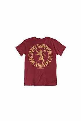 CAMISETA HOUSE LANNYSTER OF CASTERLY ROCK UNISEX TALLA L GAME OF THRONES