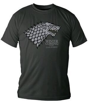 JUEGO DE TRONOS CAMISETA STARK CHICO L                                     