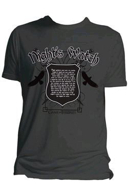 JUEGO DE TRONOS CAMISETA NIGHT WATCH TALLA S                               