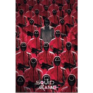 POSTER EL JUEGO DEL CALAMAR CROWD 61 X 91 CM
