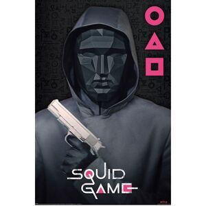 POSTER EL JUEGO DEL CALAMAR MASK MAN 61 X 91 CM