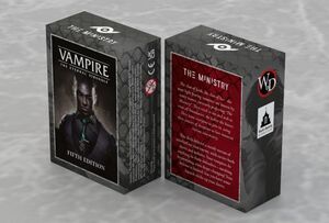 VAMPIRE THE ETERNAL STRUGGLE 5TH ED. MAZO PRECONSTRUIDO MINISTRY - INGLS