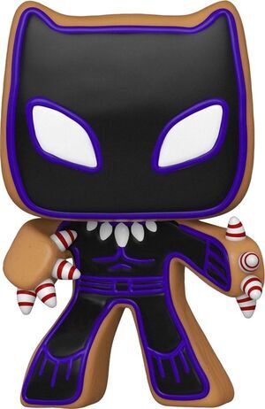 MARVEL FIGURA POP! VINYL HOLIDAY PANTERA NEGRA 9 CM