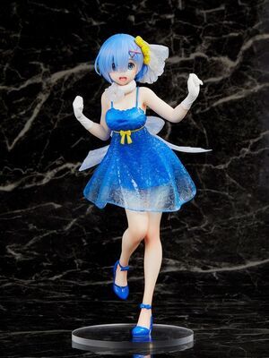 RE:ZERO FIGURA PVC 23 CM REM CLEAR DRESS VER.