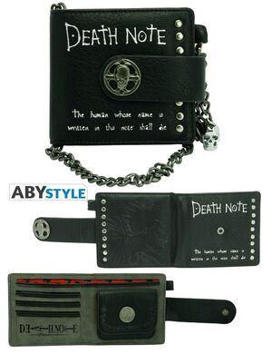 DEATH NOTE CARTERA PREMIUM DEATH NOTE Y RYUK