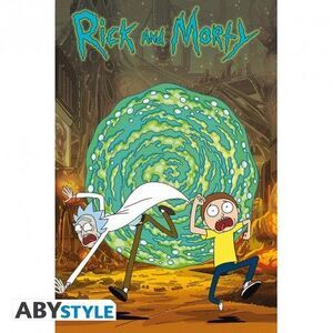 POSTER RICK Y MORTY PORTAL 91;5 X 61 CM