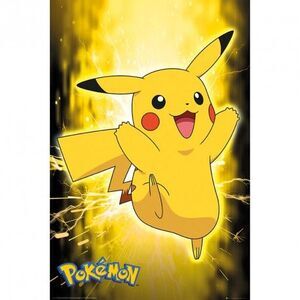 P�STER POKEMON PIKACHU NEON 91;5 X 61 CM