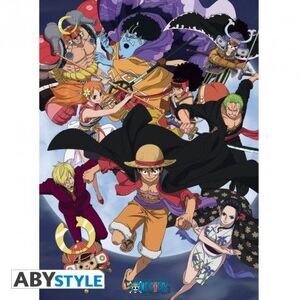 POSTER ONE PIECE WANO RAID 52X38 CM