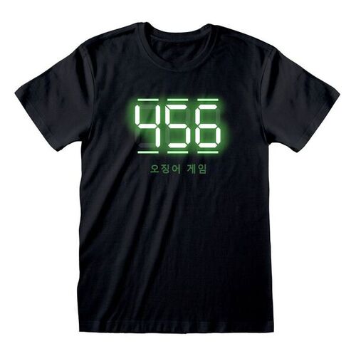 Squid Game Camiseta 456 Digital Text talla L