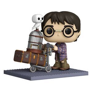 HARRY POTTER POP! DELUXE VINYL FIGURA HARRY EMPUJANDO CARRITO 9 CM