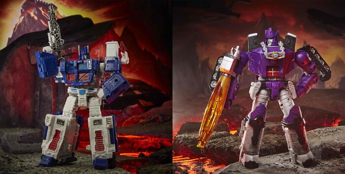 ULTRA MAGNUS + GALVATRON SURTIDO 2 FIGURAS TRANSFORMERS WFC LEADER WAVE 2 F03665