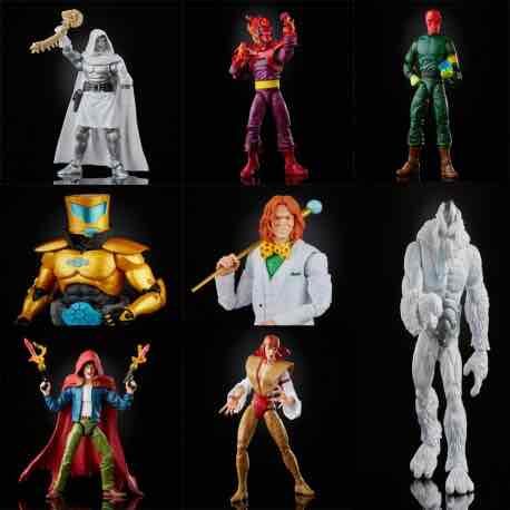 SURTIDO SUPER VILLANOS 8 FIGURAS 15 CM MARVEL LEGENDS BUILD A FIGURE XEMNU F2794