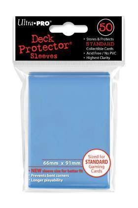 DECK PROTECTOR ULTRA PRO LIGHT BLUE (AZUL CLARO) (50) NUEVO TAMA�O - 66X91 