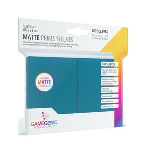 GAMEGENIC: PACK MATTE PRIME SLEEVES BLUE (100)                             