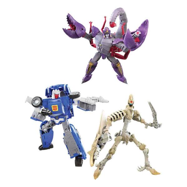 SCORPONOK+WINDFINGER+TRAKS+TBA SURTIDO 4 FIGURAS TRANSFORMERS WFC KINGDOM WAVE 2