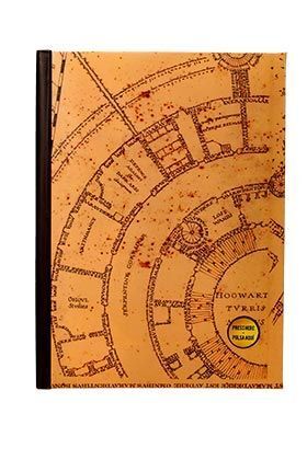 HARRY POTTER LIBRETA CON LUZ MAPA MERODEADOR