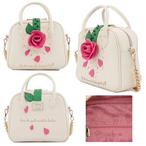 LA BELLA Y LA BESTIA BOLSO CON ROSA