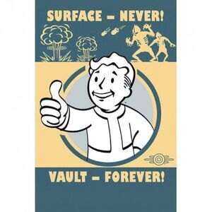 POSTER FALLOUT 91;5 X 61 CM VAULT FOREVER
