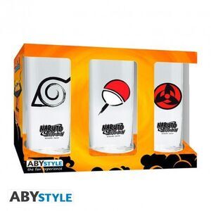 NARUTO SHIPPUDEN PACK DE 3 VASOS