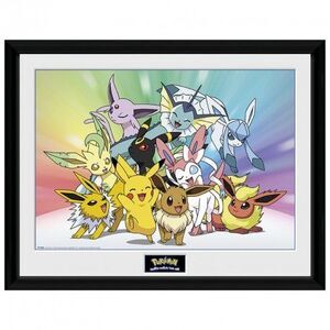 P�STER ENMARCADO POKEMON EEVEE