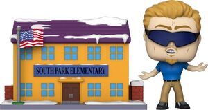 SOUTH PARK: THE STICK OF TRUTH POP! TOWN VINYL FIGURA SP ELEMENTARY W/PC PRINCIPAL 9 CM