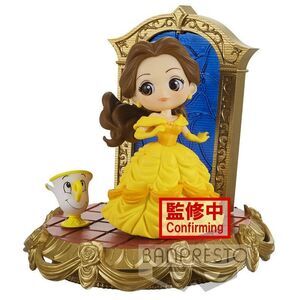 DISNEY MINIFIGURA Q POSKET 8 CM BELLA Y CHIP 