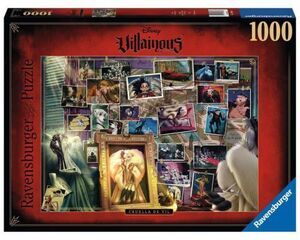 VILLANOS DISNEY PUZZLE 1000 PIEZAS CRUELLA DE VIL