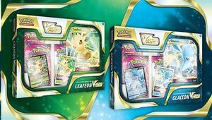 POKEMON JCC COLECCIN ESPECIAL GLACEON V-ASTRO / LEAFEON V-ASTRO