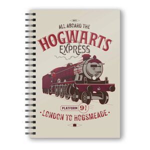 HARRY POTTER LIBRETA EFECTO 3D ALL ABOARD HOGWARTS EXPRESS