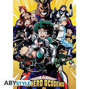 POSTER MY HERO ACADEMIA GRUPO 61 X 91 CM                                   