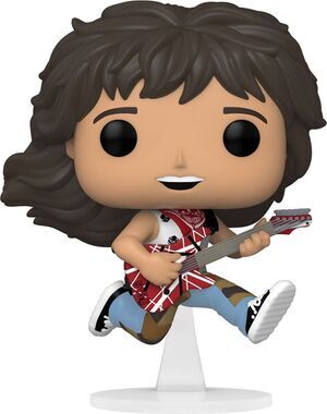 VAN HALEN POP! ROCKS VINYL FIGURA EDDIE VAN HALEN CON GUITARRA 9 CM