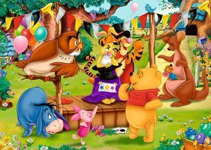 WINNIE THE POOH PUZZLE 60 PIEZAS ESPECTCULO DE MAGIA