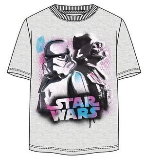 STAR WARS CAMISETA GRIS TROOPER & VADER M